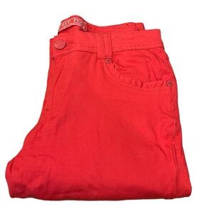 C’ Est Toi Red Label Red Skinny Jeans